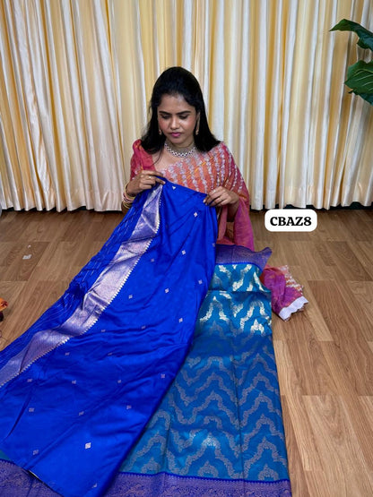 Soft silk saree 🥰😎📚