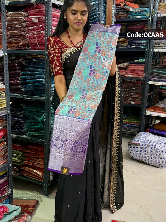 Kanchi semi silk sarees🥰😎offer