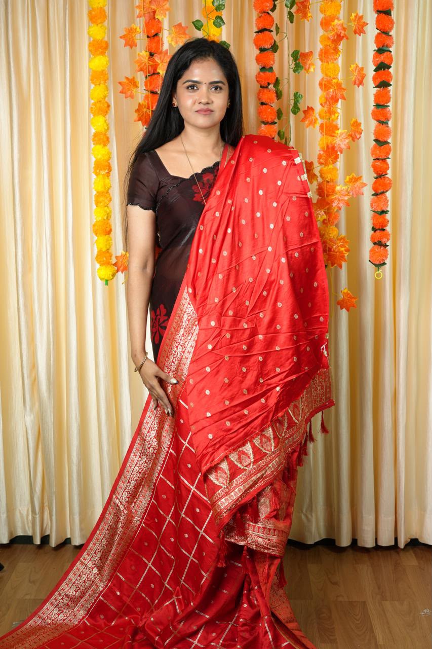 Semi Soft silk saree🥰😎📚