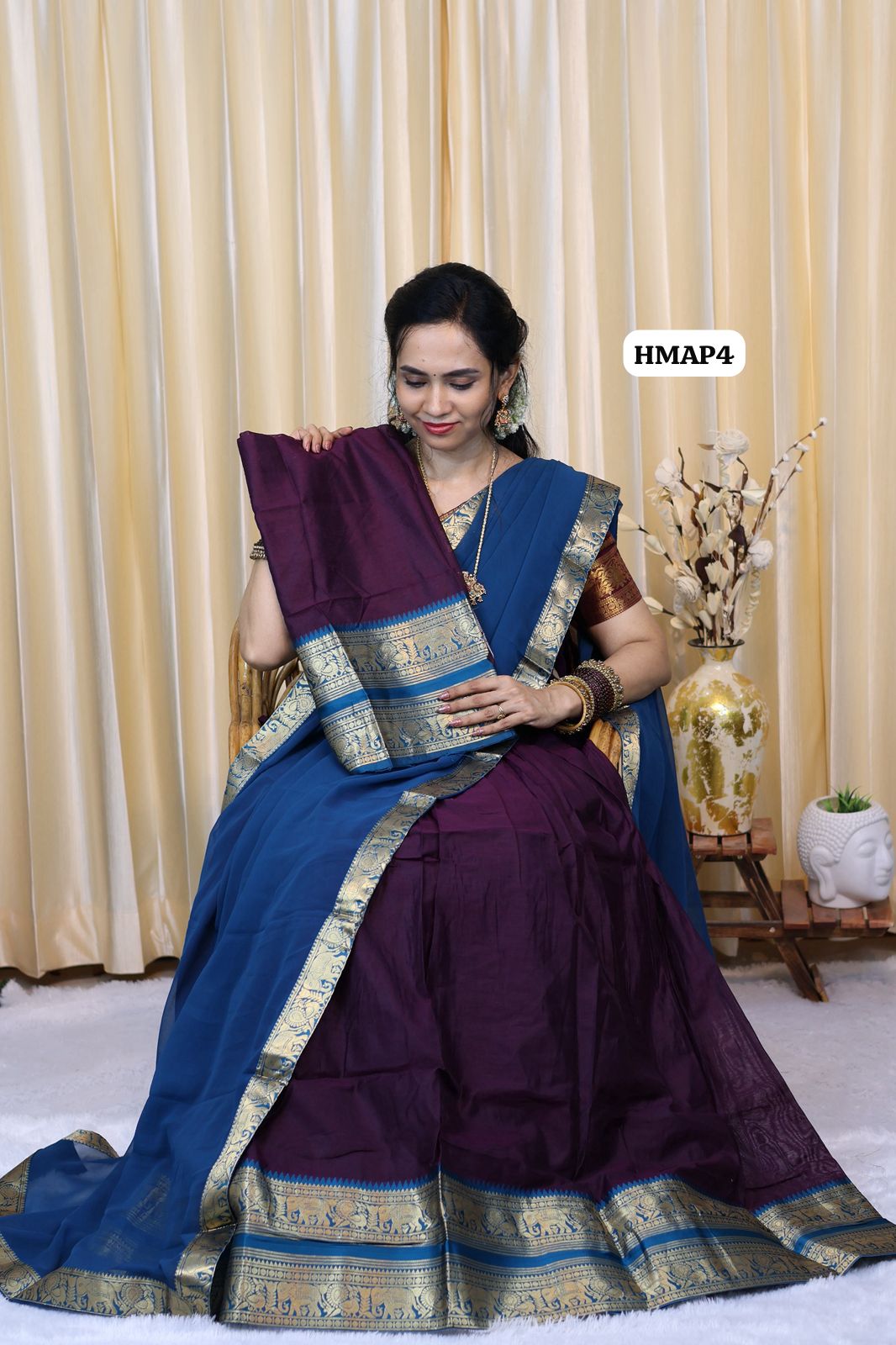 Premium Kanchi half saree stitched with full lining 🥳
