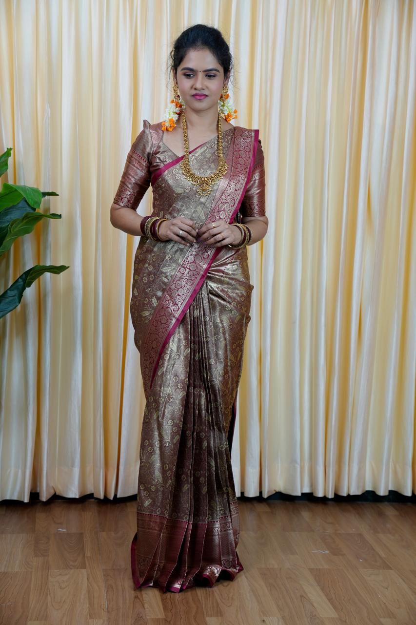 Kanchi semi silk sarees🎁