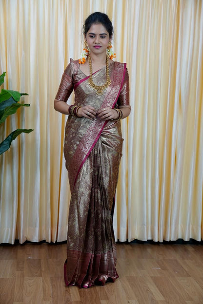 Kanchi semi silk sarees🎁