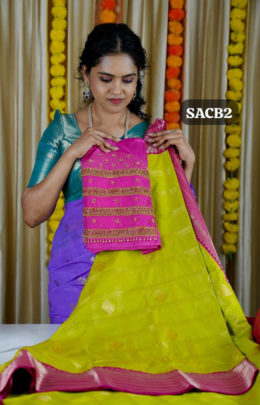 Premium Kanchi silk🥰 (combo)