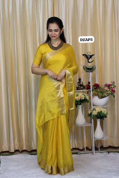 Mysore crepe silk saree 🥳