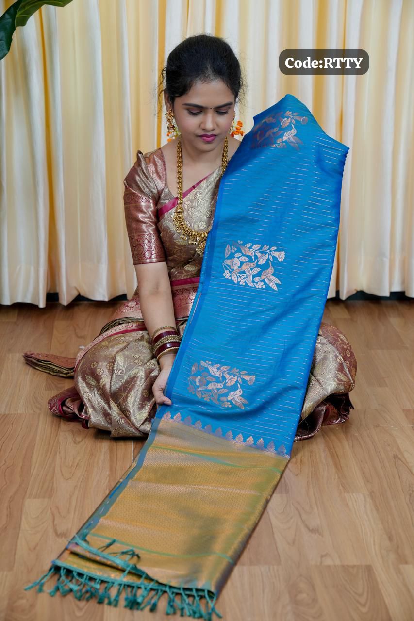 Semi silk saree🥰⏰️