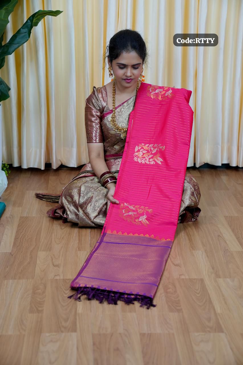 Semi silk saree🥰⏰️