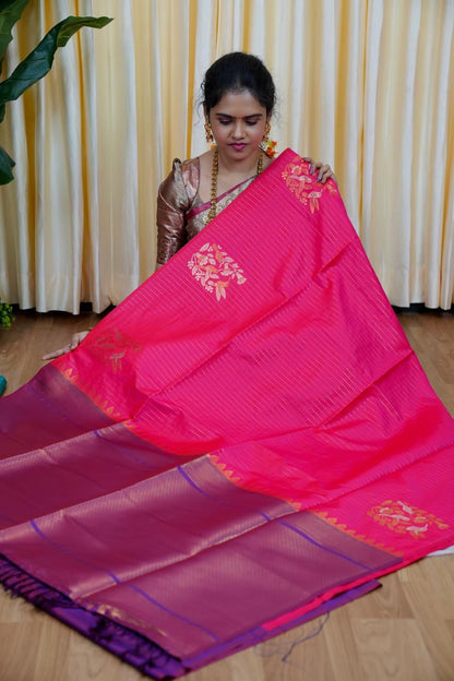Semi silk saree🥰⏰️
