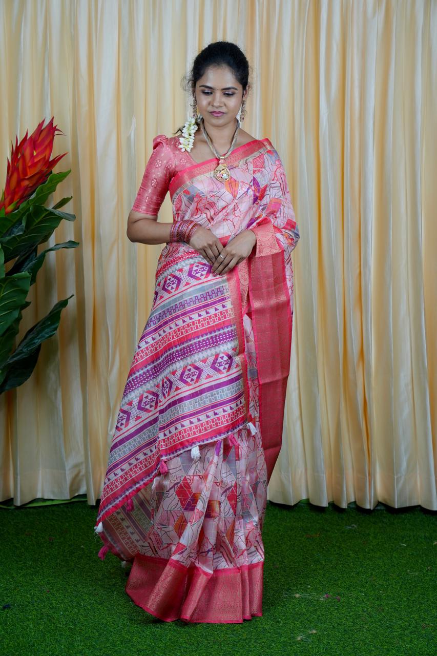 Premium iconic dola silk saree ❌