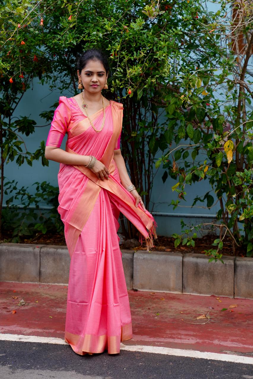 Raw silk sarees with running 👇✅