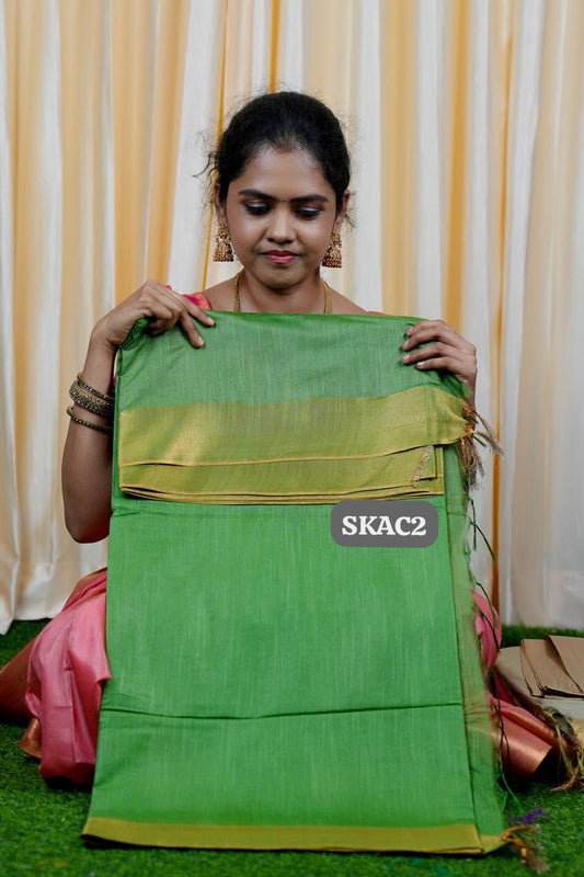Raw silk sarees with Running blouse🍄✅