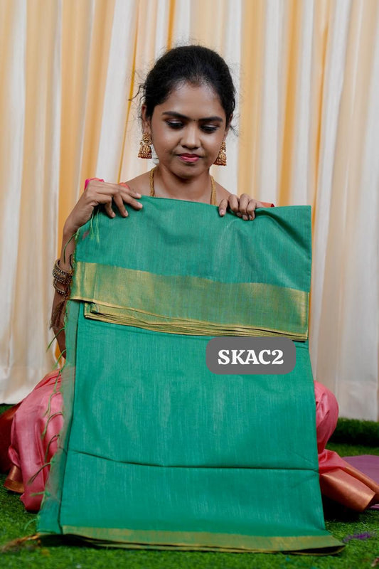 Raw silk sarees with Running Blouse🍄✅