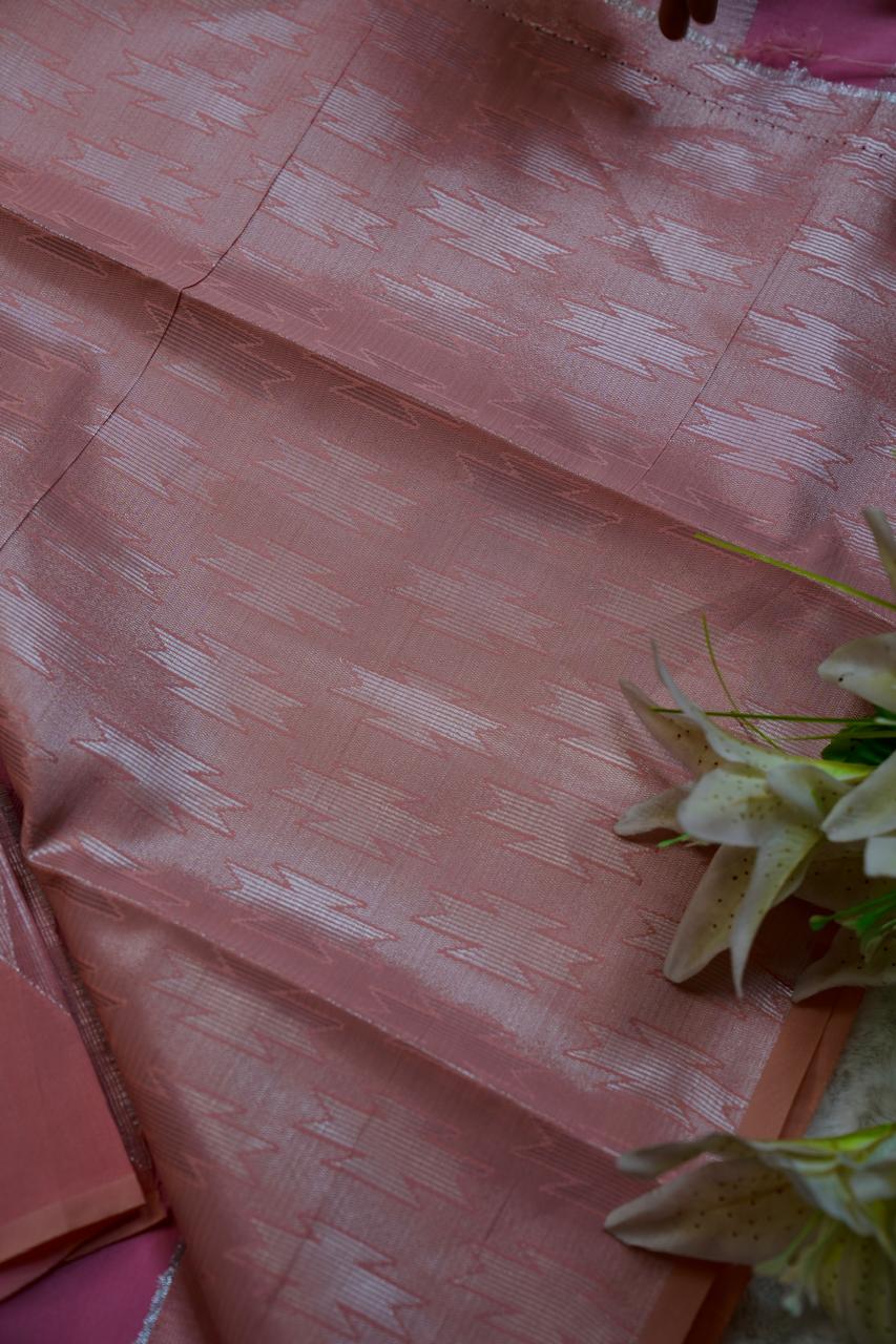 Semi silk saree with running blouse🥰🥳