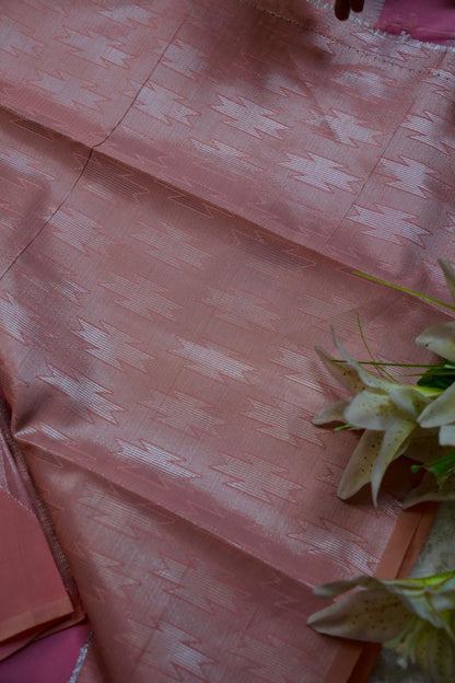 Semi silk saree with running blouse🥰🥳