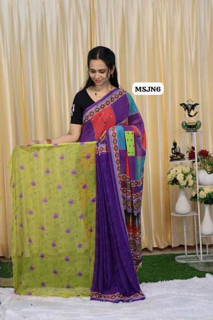 Masakali sarees with mirron work😍😎📚