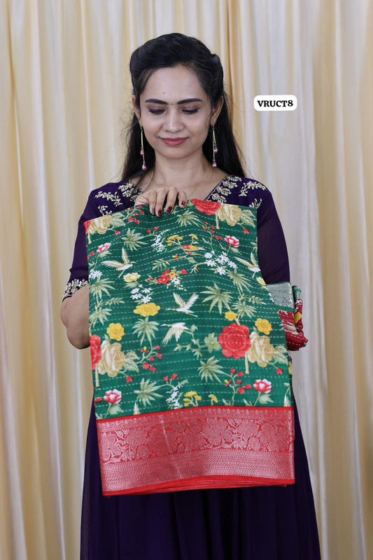 Muslin cotton saree😍Ⓜ️