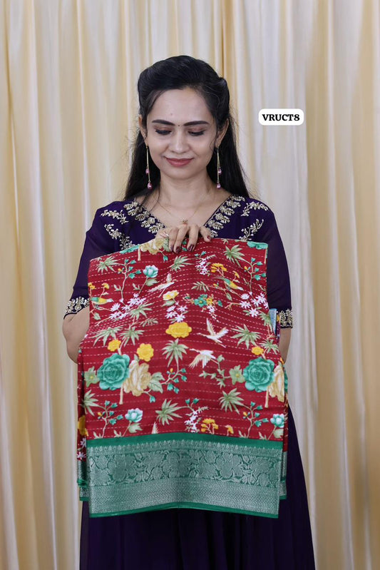 Muslin cotton saree😍Ⓜ️