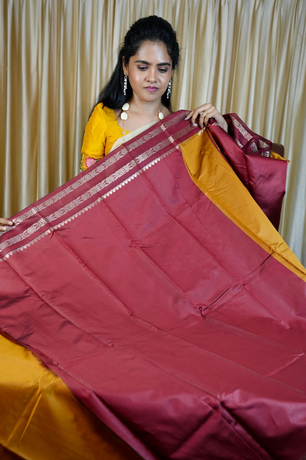 Mysore mixed silk saree🥰😎📚