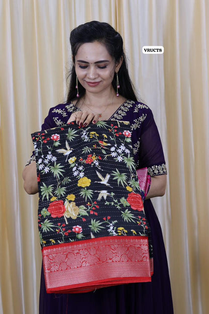 Muslin cotton sareeⓂ️