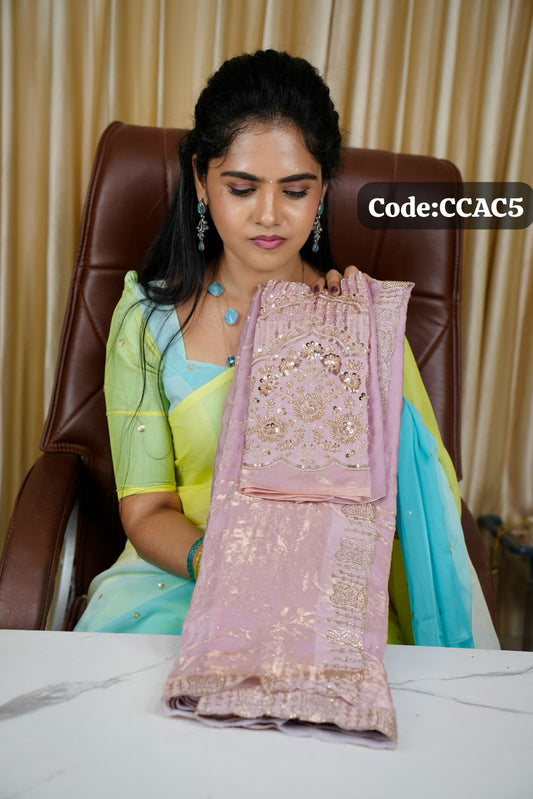 Space silk with jarkhand diamond work saree🥰😎📚
