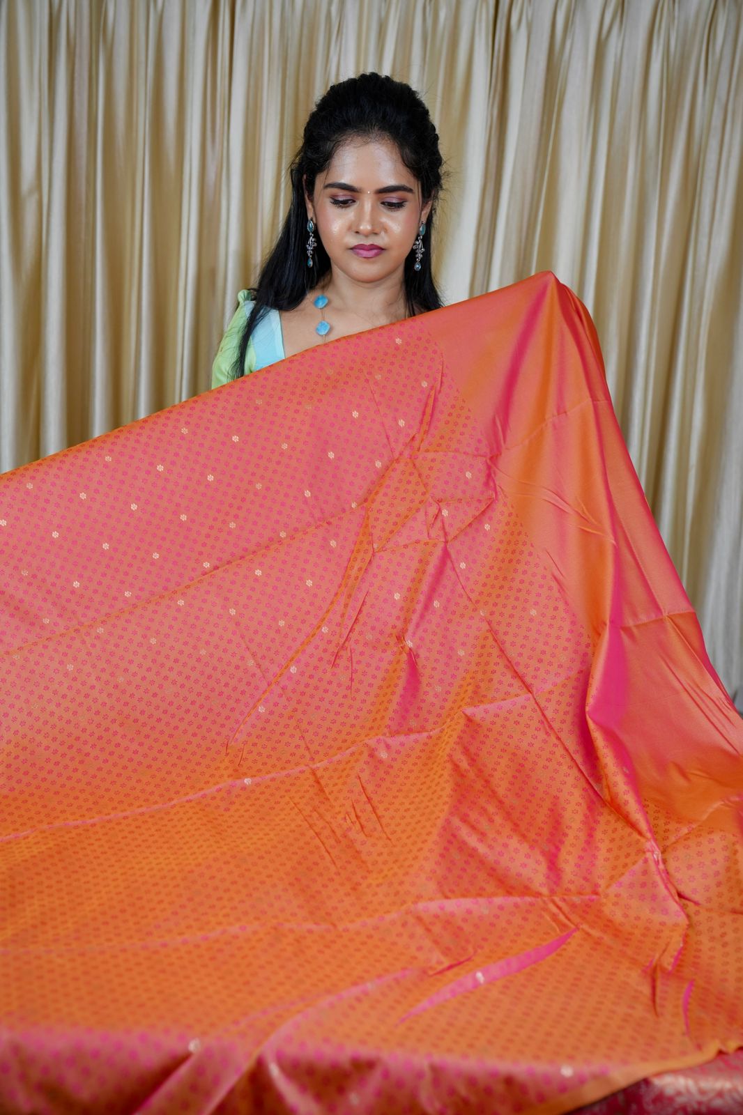 Kanchi semi silk sarees  (Animal figure)🥰😎📚