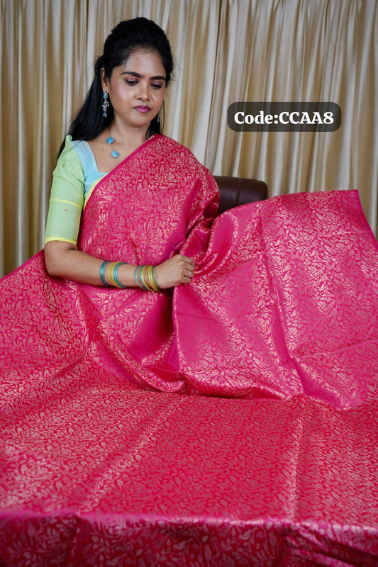 Kanchi semi silk sarees🥰😎📚