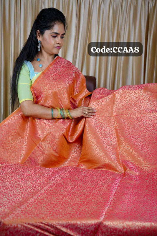 Kanchi semi silk sarees🥰😎📚