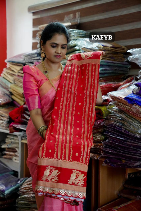 Warm silk saree.🍄