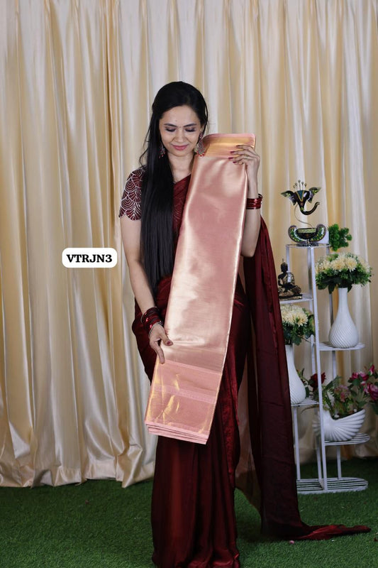 Kanchi semi silk saree 🥳