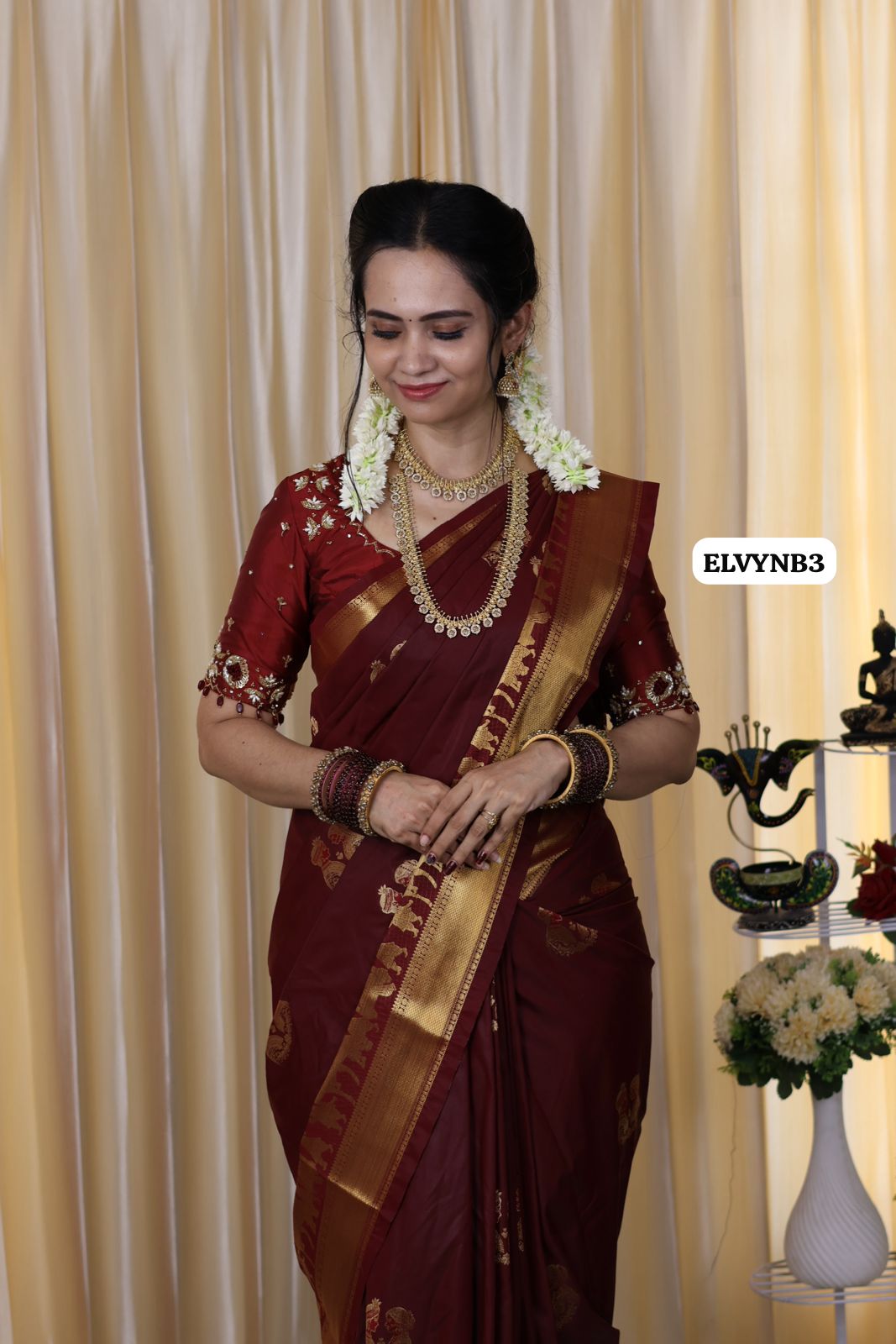 Pallakku design Premium Kanchi semi soft silk saree in pallakku design 🥳