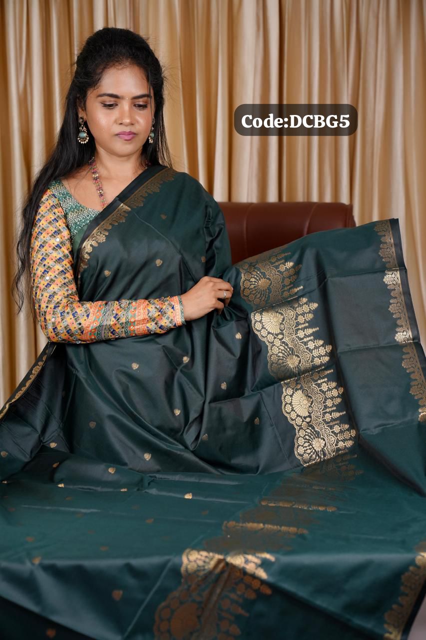 Soft silk sarees🥰📚🌈