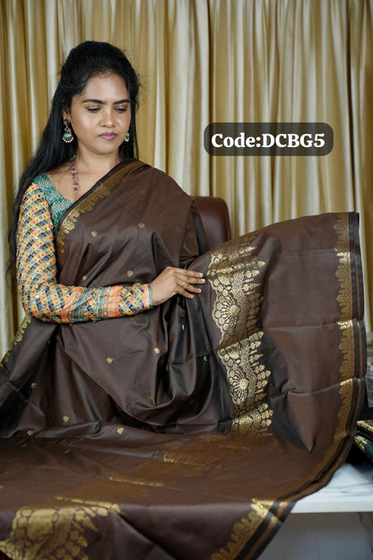 Soft silk sarees🥰📚🌈