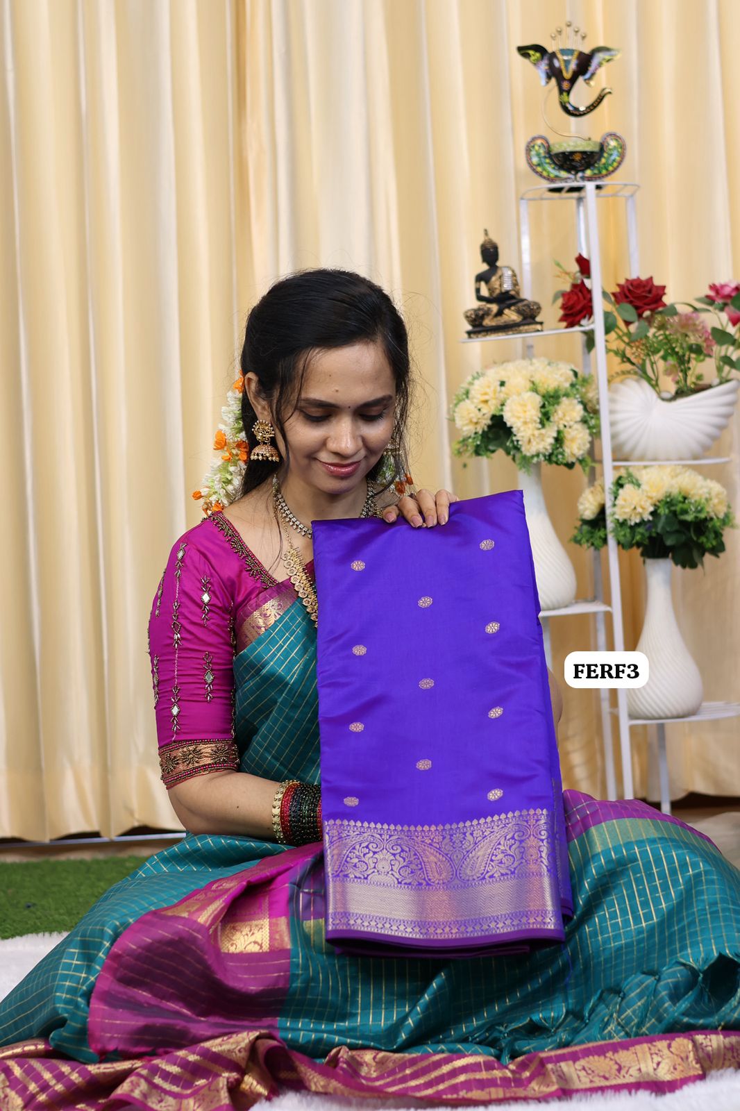 Soft silk saree 🥳