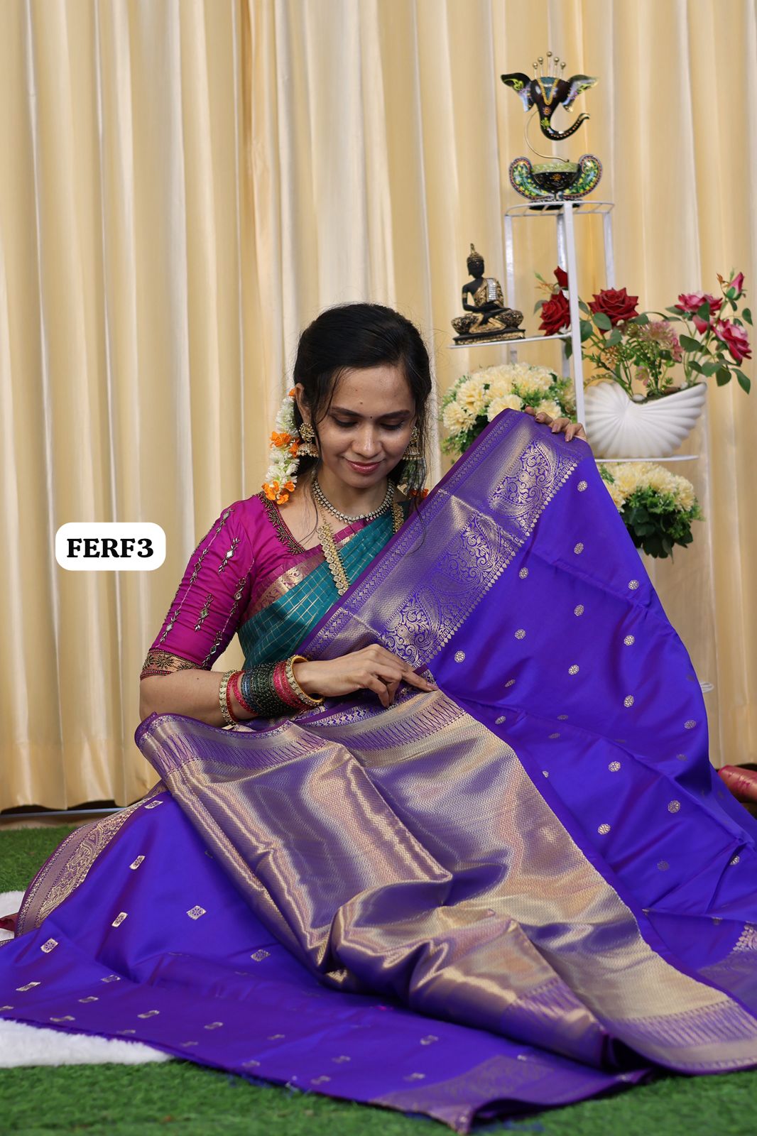 Soft silk saree 🥳