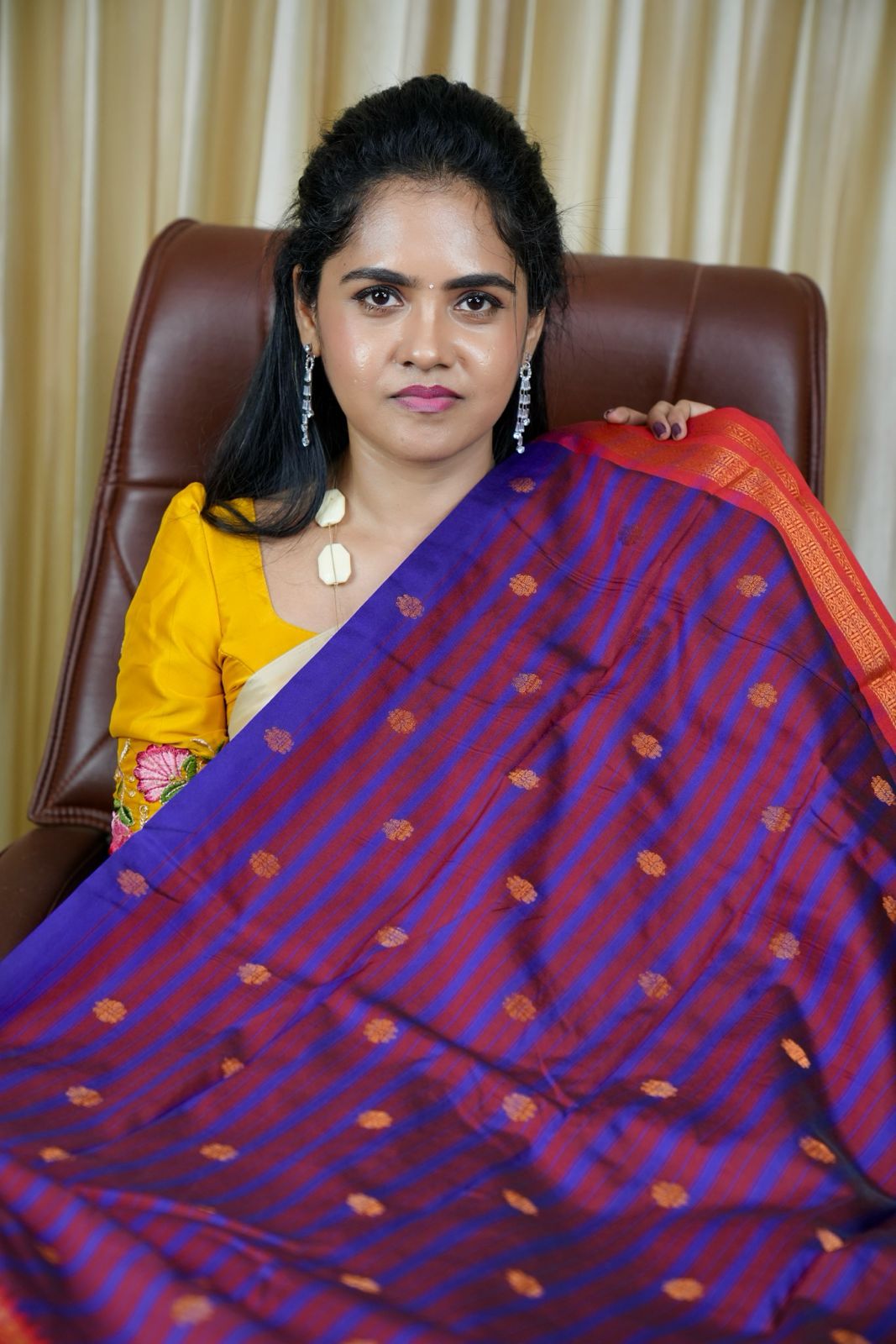 Kanchi semi silk sarees🥰😎📚🌈