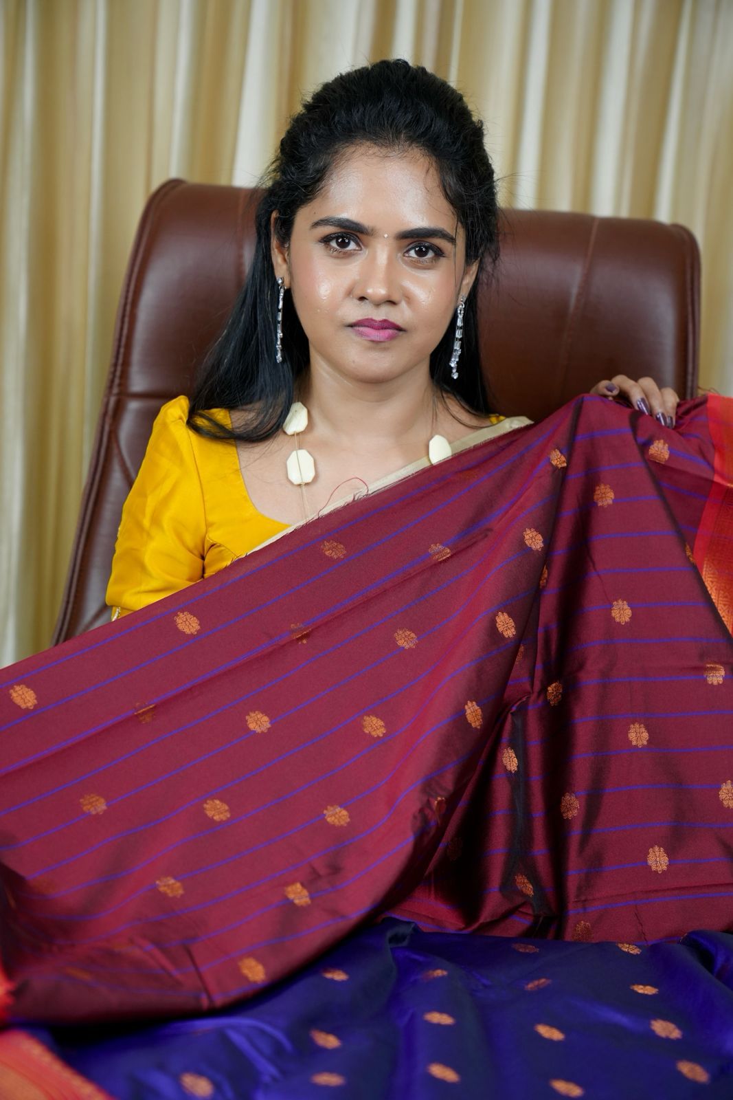 Kanchi semi silk sarees🥰😎📚🌈