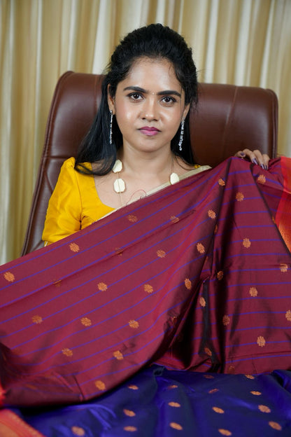 Kanchi semi silk sarees🥰😎📚🌈