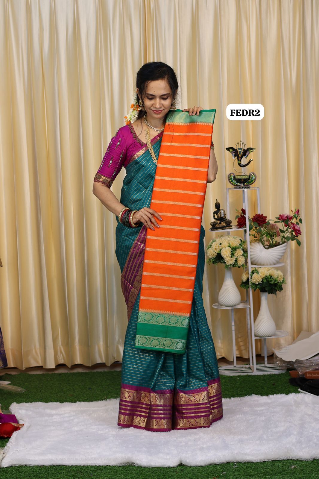 Premium quality warm silk saree 😍🥳