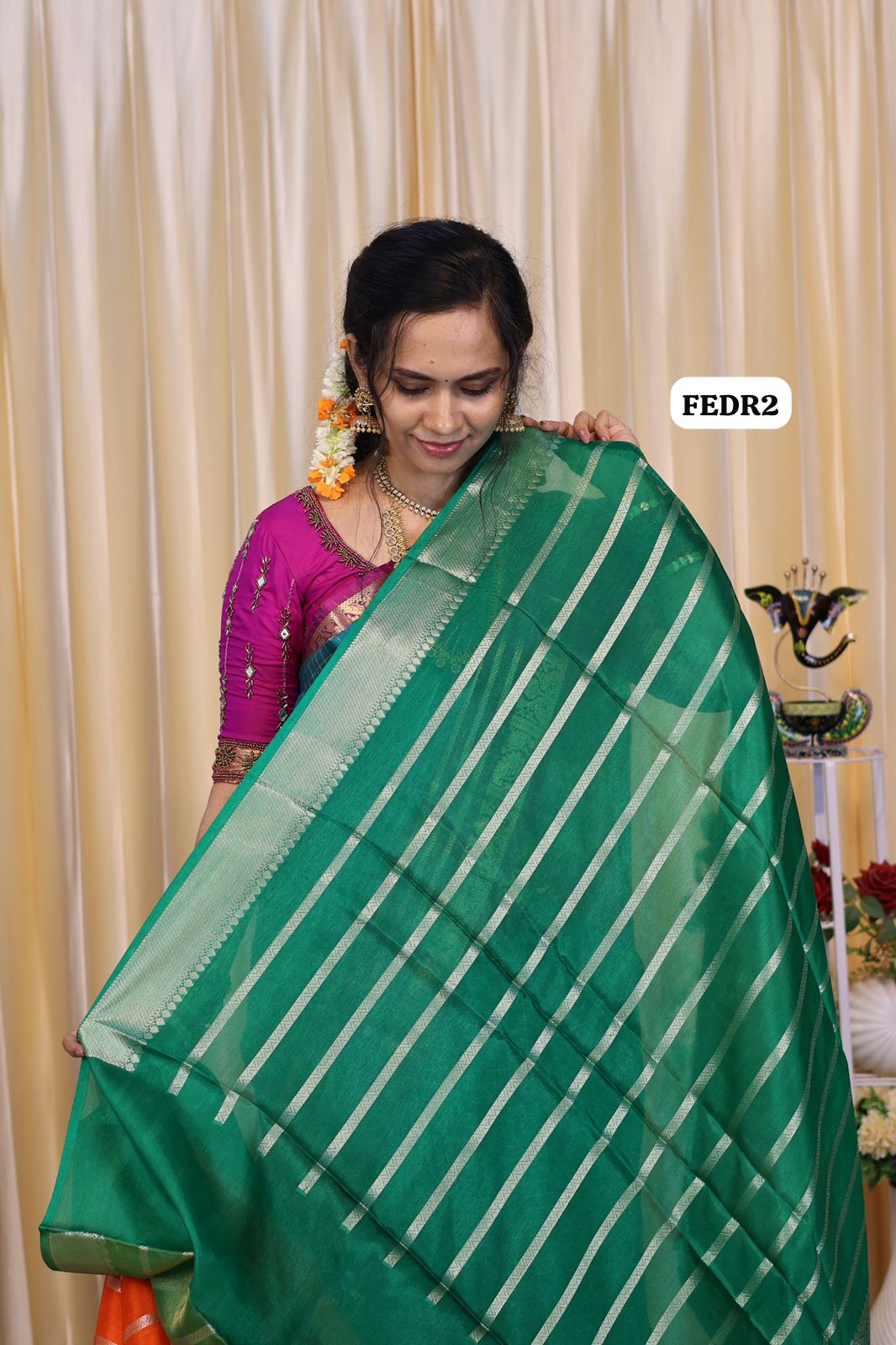 Premium quality warm silk saree 😍🥳