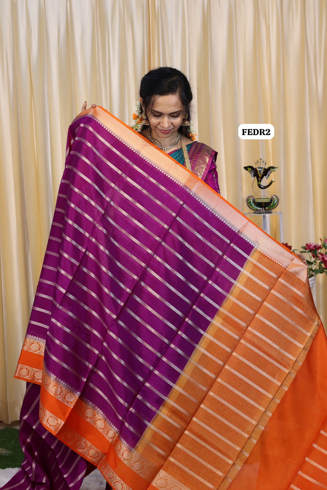 Premium quality warm silk saree 🥳