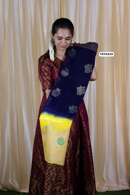Semi georgette saree🥳