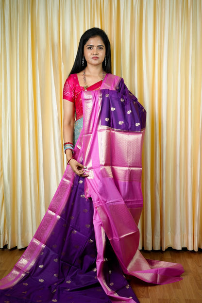 Premium warm silk saree 🥳