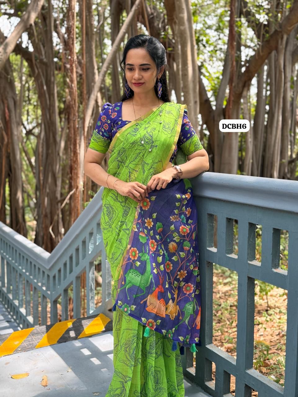 Linen cotton saree-😍😎📚