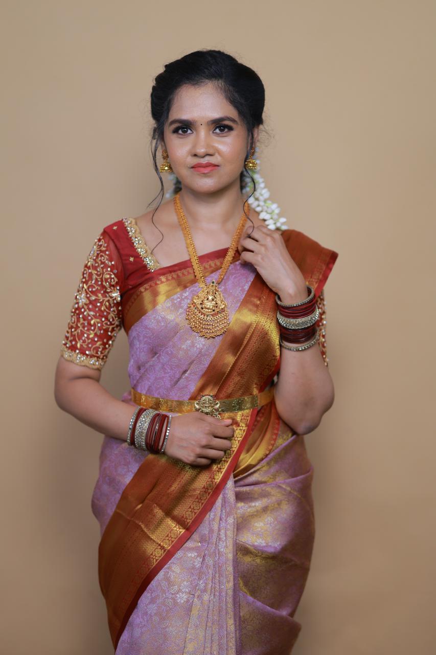 Bridal Kanchi semi soft silk saree 🥳Prebook