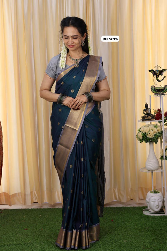 Premium Kanchi silk saree 🥳