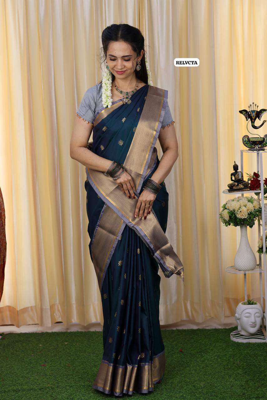 Premium Kanchi silk saree 🥳