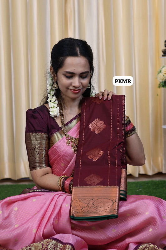 Premium Kanchi soft silk saree 😍😎