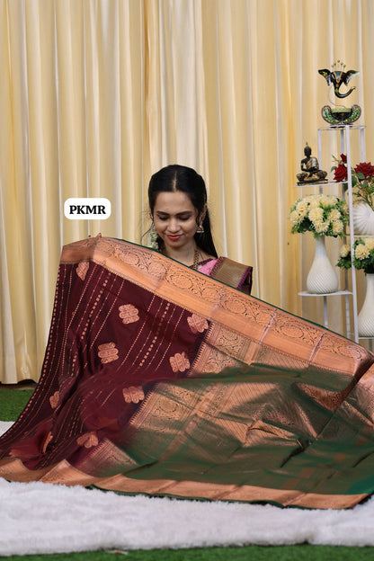 Premium Kanchi soft silk saree 😍😎