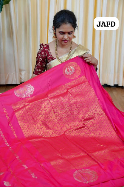 Border less Kanchi silk dual shade😎🥰