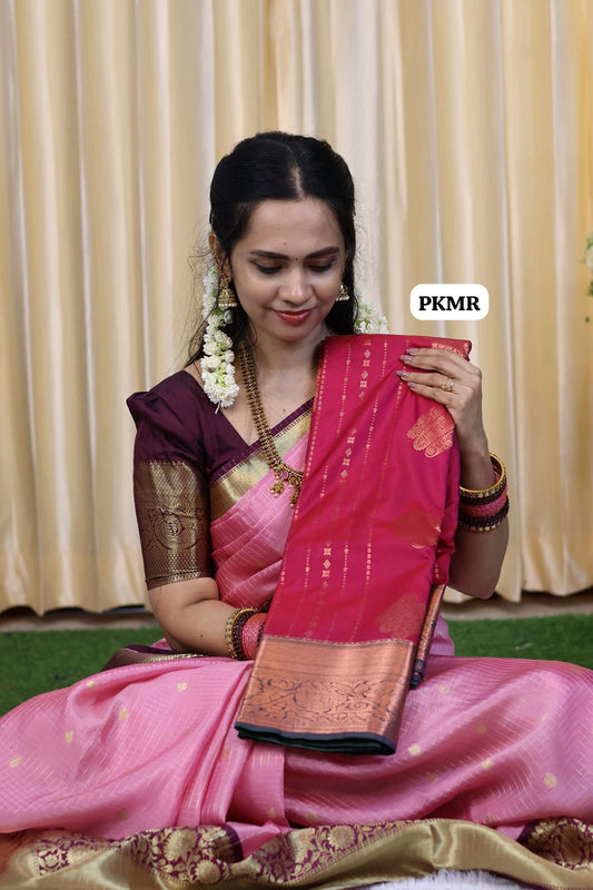 Premium Kanchi soft silk saree 😍Ⓜ️