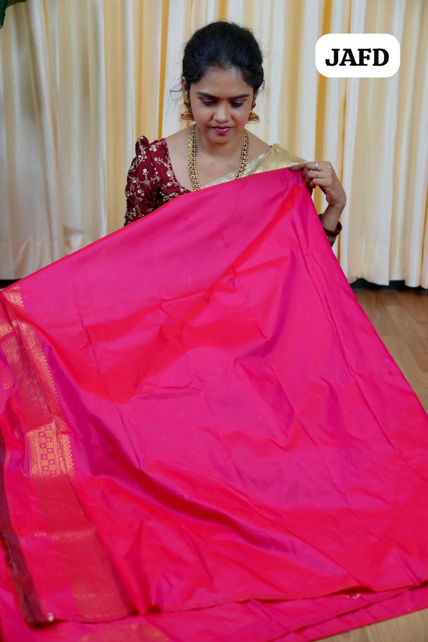 Border less Kanchi silk dual shade😎🥰